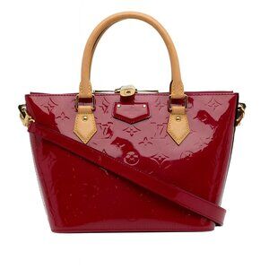 Louis Vuitton Red Patent Vernis Montebello MM Bag